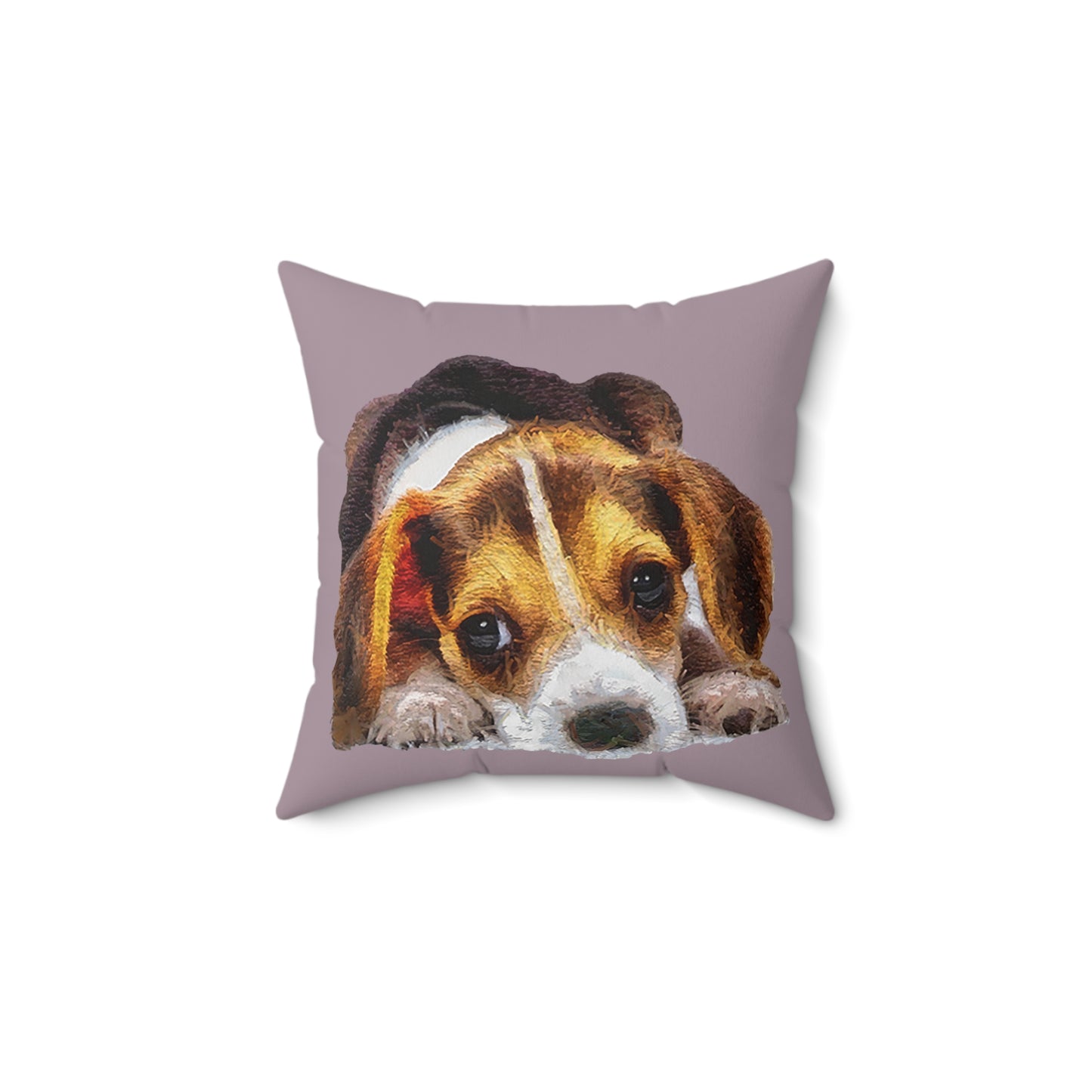 Beagle 'Daisy Mae' Whimsical Throw Pillow