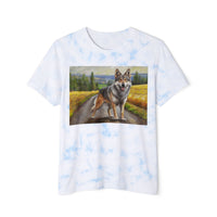 Czechoslovakian Vlciak Wolfdog Classic  FWD Fashion Tie-Dyed T-Shirt