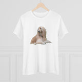 Afghan Hound Women's Relaxed Fit Cotton Tee