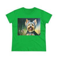 Yorkie #3 Women's Midweight Cotton Tee