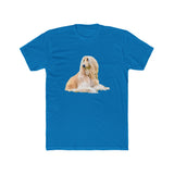 Afghan Hound Men's Cotton Crew Tee