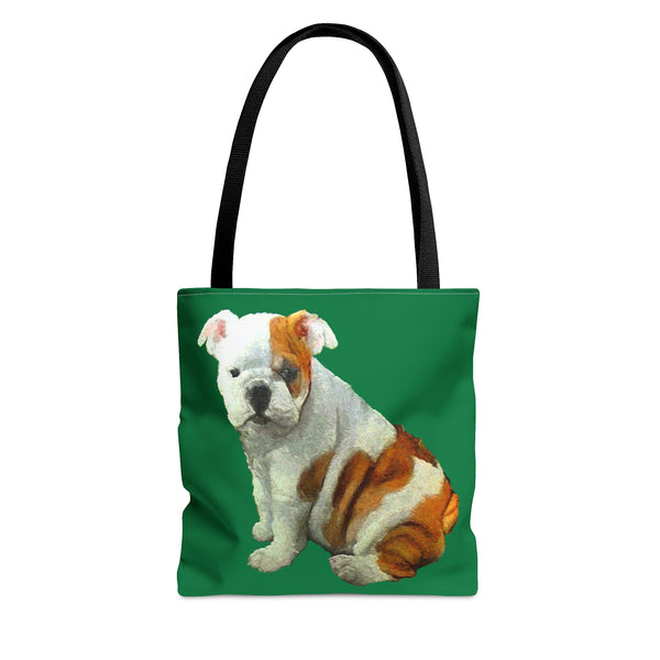 "Bugsy the English Bulldog Art Tote Bag"
