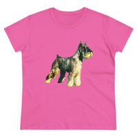 Schnauzer Women's Midweight Cotton Tee