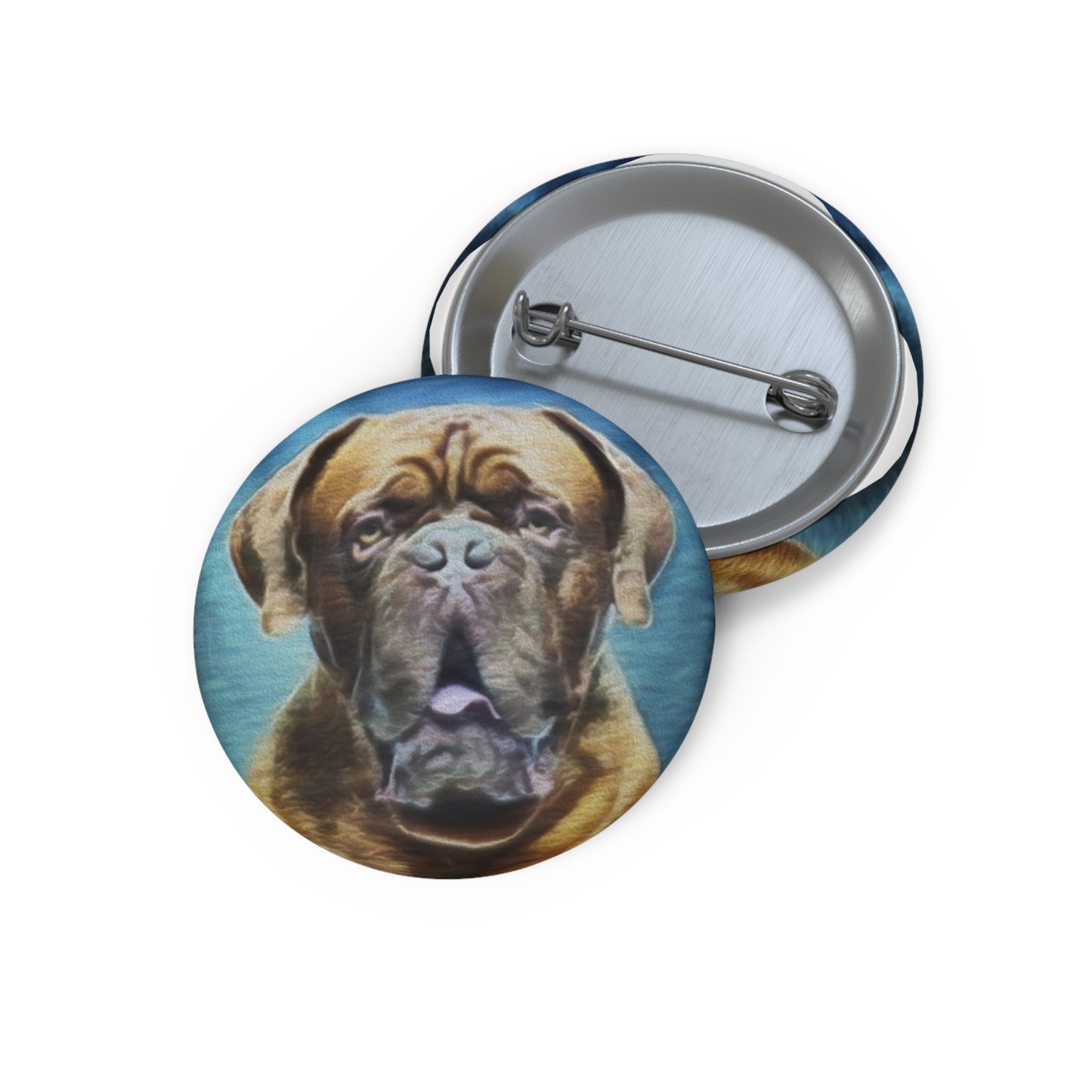 Dogue de Bordeaux Metal Pinback Button