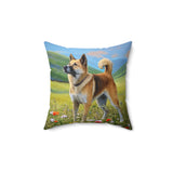 Korean Jindo Spun Polyester Throw  Pillow