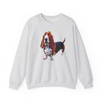 Basset Hound  --  Unisex 50/50 Crewneck Sweatshirt