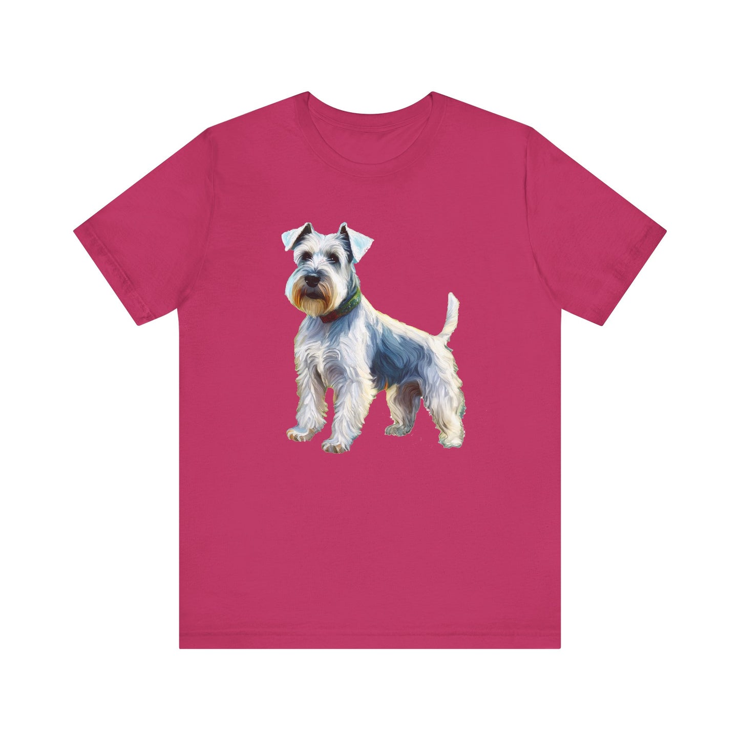 White Schnauzer Unisex Jersey Short Sleeve Tee