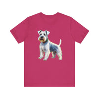 White Schnauzer Unisex Jersey Short Sleeve Tee