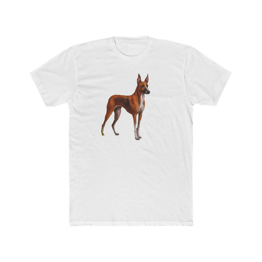 Azawakh Men's Fitted Cotton Crew Tee: A Touch of Elegance