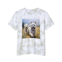 Cairn Terriers - Unisex  Fashion Tie-Dyed T-Shirt