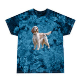 English Setter #4 - Unisex Classic Tie-Dye Tee, Crystal