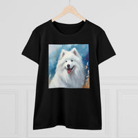 Samoyed Women's Midweight Cotton Tee