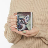 German Shepherd 'Sly' Ceramic Mug 11oz