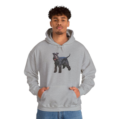 Kerry Blue Terrier 50/50 Hooded Sweatshirt