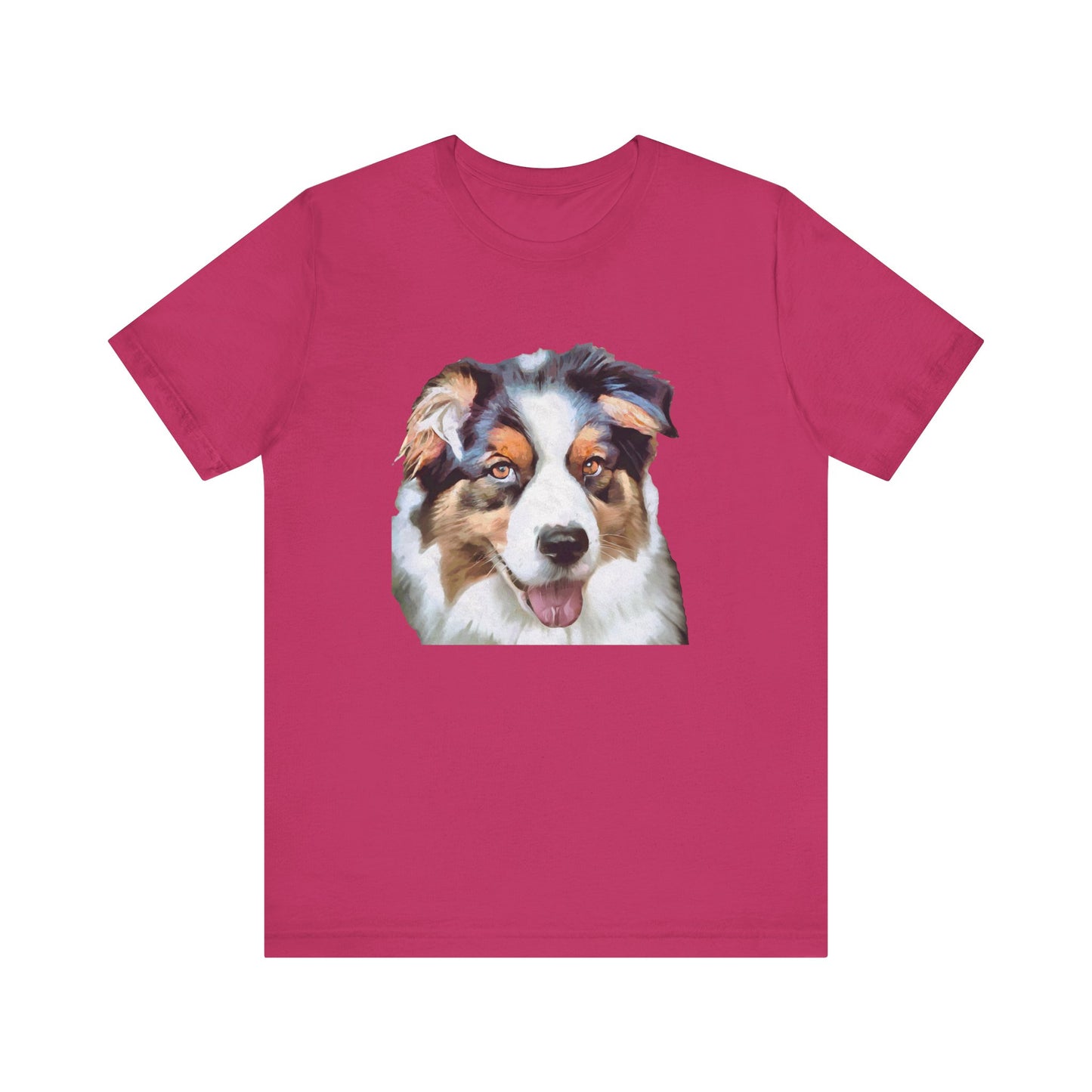 Australian Shepherd - Blue Merle Unisex Jersey Short Sleeve Tee
