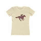 Race Horse - Women's Slim Fit Ringspun Cotton T-Shirt
