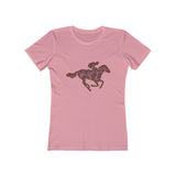 Race Horse - Women's Slim Fit Ringspun Cotton T-Shirt