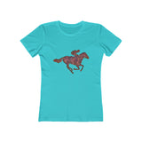 Race Horse - Women's Slim Fit Ringspun Cotton T-Shirt