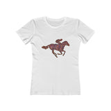 Race Horse - Women's Slim Fit Ringspun Cotton T-Shirt