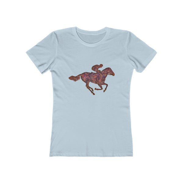 Race Horse - Women's Slim Fit Ringspun Cotton T-Shirt