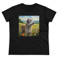 irish Wolfhound - Women's Midweight Cotton Tee