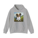 Papillon #2 - Unisex 50/50 Hooded Sweatshirt