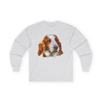 Irish Red & White Setter Cotton Long Sleeve Tee