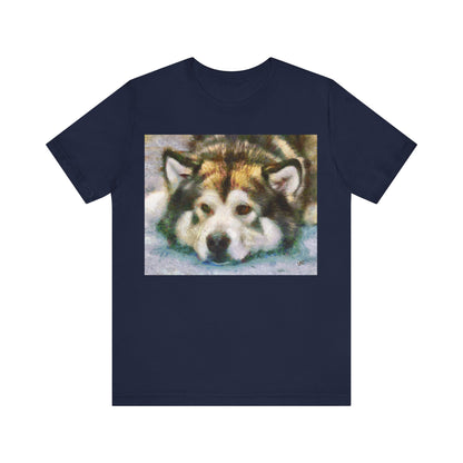 Alaskan Malamute 'Eyak; Unisex Jersey Short Sleeve Tee