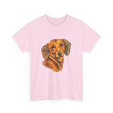 Dachshund 'Doxie #1' Unisex Heavy Cotton Tee