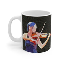 Violin 'The Bowist' Ceramic Mug 11oz