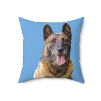 Belgian Malinois Spun Polyester Throw Pillow