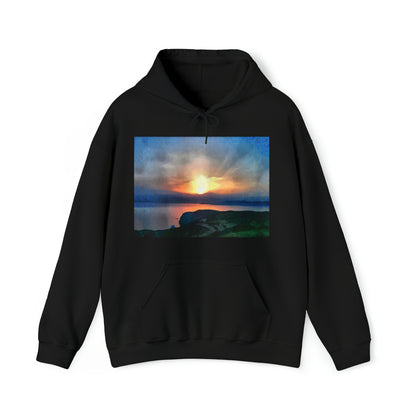 Sifnos Sunset (Greece) Unisex 50-50 Hoodie