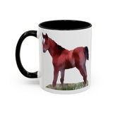 Horse 'Contata' Accent Coffee Mug - 2 Sizes