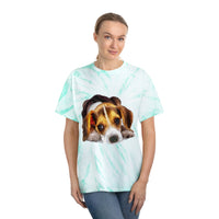 Beagle 'Daisy Mae' Unisex Cotton Tie-Dye Tee, Cyclone