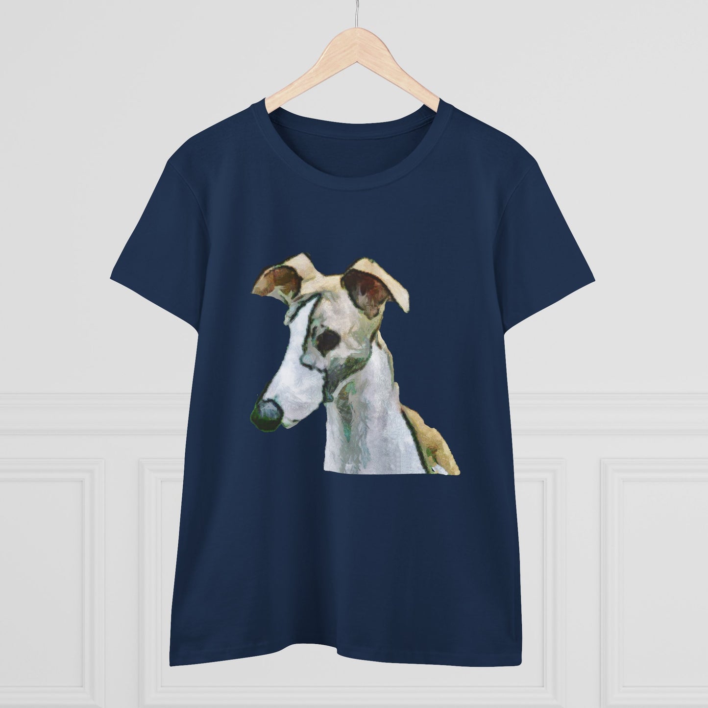 Whippet 'Simba #1' Women's Midweight Cotton Tee