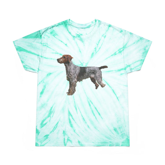Wirehaired Pointing Griffon Unisex Tie-Dye Tee, Cyclone