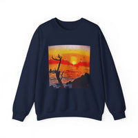 Big Sur Sunset at Pfeiffer Beach - Unisex 50/50 Crewneck Sweatshirt