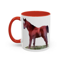 Horse 'Contata' Accent Coffee Mug - Playful Brew Companion