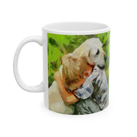 Yellow Labrador Retriever Ceramic Mug - 2 Sizes