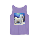 American Eskimo Dog Unisex Relaxed Fit Ringspun Cotton Tank Top