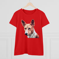 Basenji Women's Midweight Cotton Tee