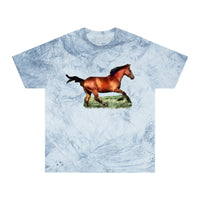 Horse 'Sam' Unisex Cotton  -  Color Blast T-Shirt