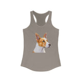 Canaan Dog of Israel Women's Racerback Tank Top