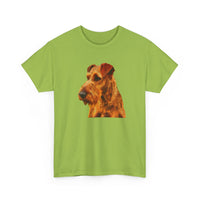 Irish Terrier 'Jocko' Unisex Heavy Cotton Tee