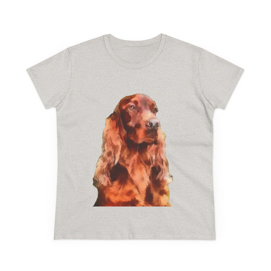 Irish Setter "Shamus" Women's Midweight Cotton Tee