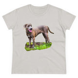 Blue Lacy Women's Midweight Cotton Tee