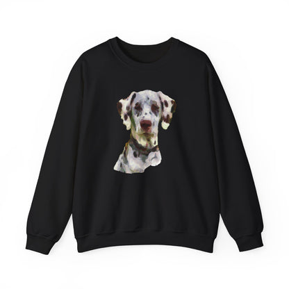 Dalmatian 'Impressionistic' Crewneck Sweatshirt