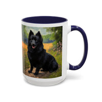 Schipperke  Accent Coffee Mug - 2 sizes  -  Perfect Gift for Dog Lovers