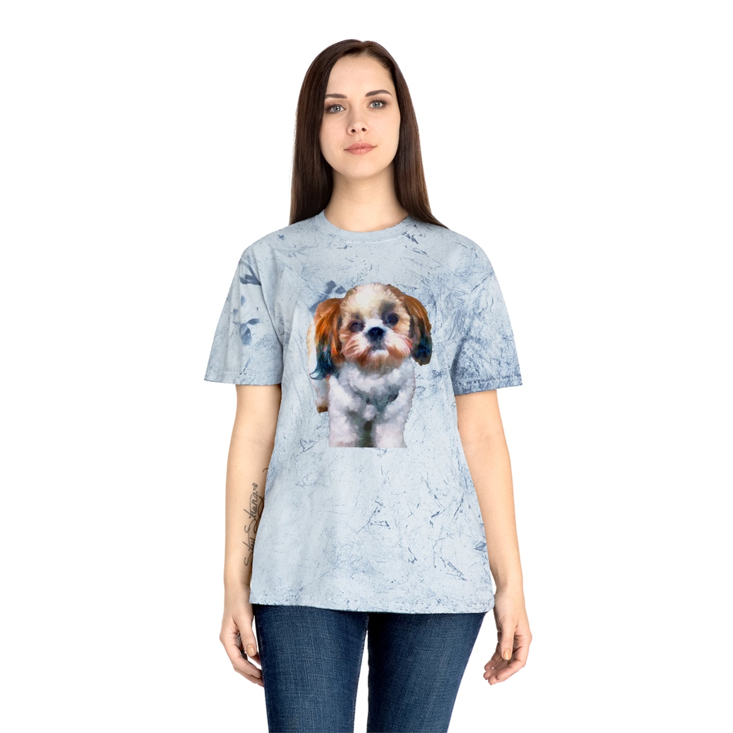 Shih-Tzu Unisex Cotton Color Blast T-Shirt