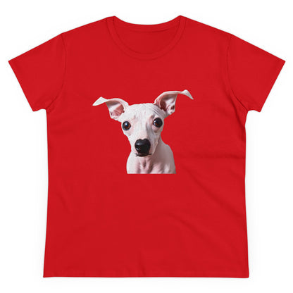 American Hairless Terrier Women's Midweight Cotton Tee